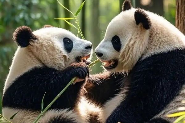 Pandas at Breakfast, and Lunch Only If You Book the Full Package