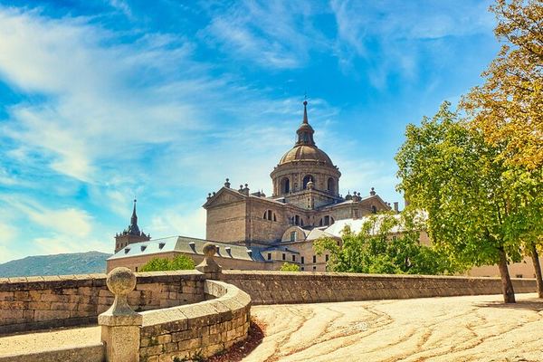 El Escorial Seen from Outside, Plus the Valley: Half-Day Morning
