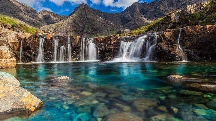 Skye with the Fairy Pools and a Dram at Talisker