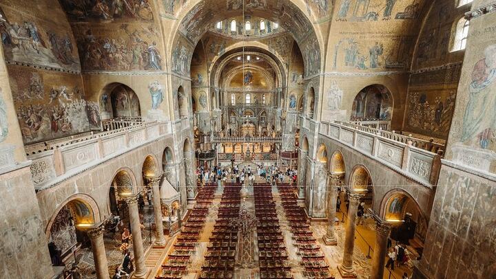 Inside the Doge's Palace Before It Opens, or the Terrace Over the Square