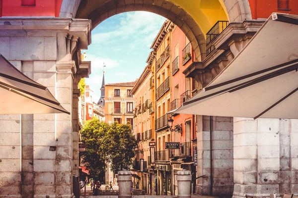 Madrid Old Town Dated: 1619 Plaza Mayor to the 1993 Cathedral