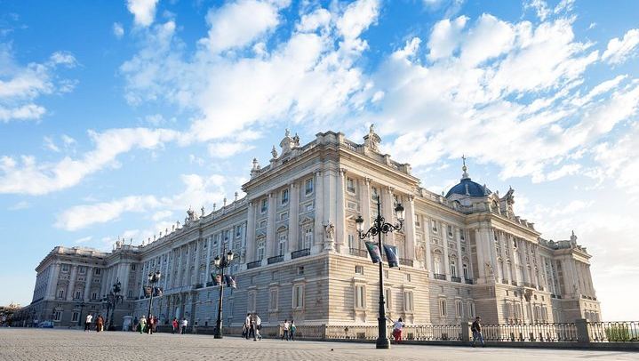 Royal Palace via the Plaza Built Over the Caños del Peral Theatre