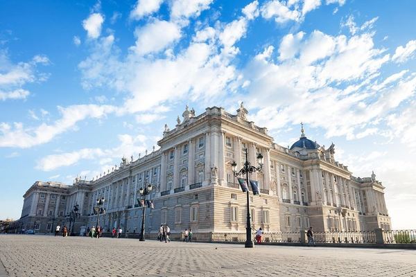 Royal Palace via the Plaza Built Over the Caños del Peral Theatre