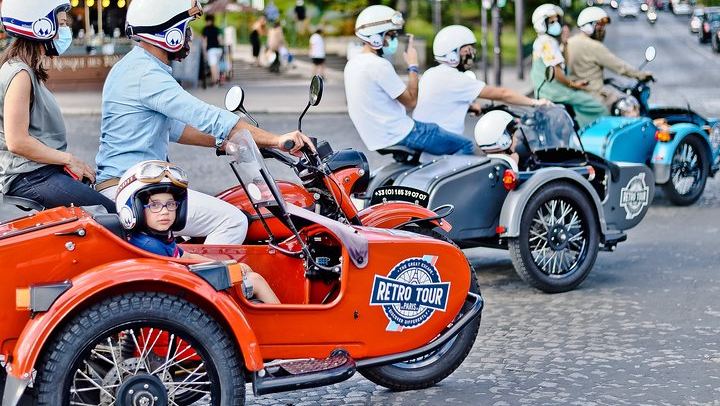 Paris and Versailles in Seven Hours by Vintage Sidecar, Two Passengers