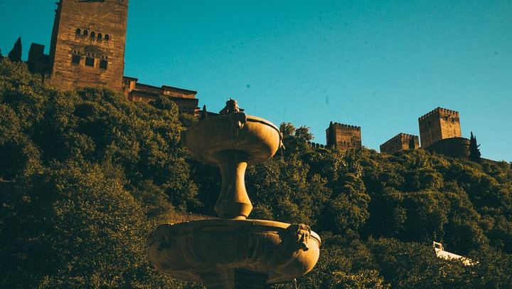 Private Alhambra with an Official Guide, Meeting at the Mural Map