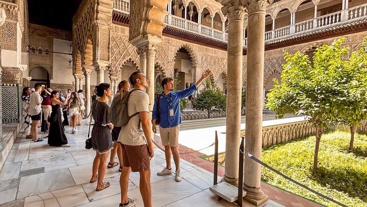 Alcázar at Opening Time, Where Lawrence of Arabia Was Filmed