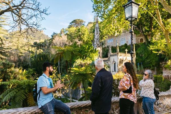 Private Regaleira with the Ticket in Hand, and the Sintra Historic Centre After