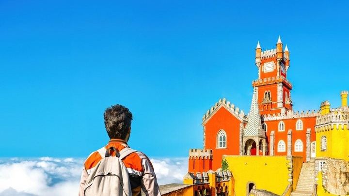 Sintra with Three Pena Ticket Options and Regaleira You Book Yourself