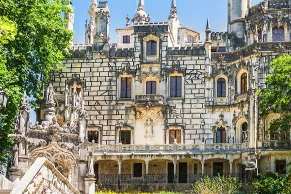Sintra Half Day with the Transfer Included, Old Town on Foot and Regaleira Guided
