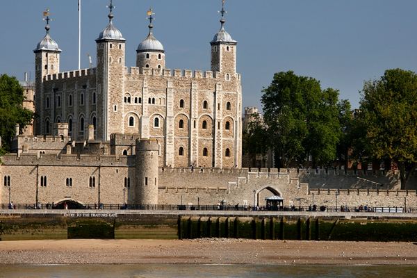 Tower of London Entry with the Refurbished Medieval Palace