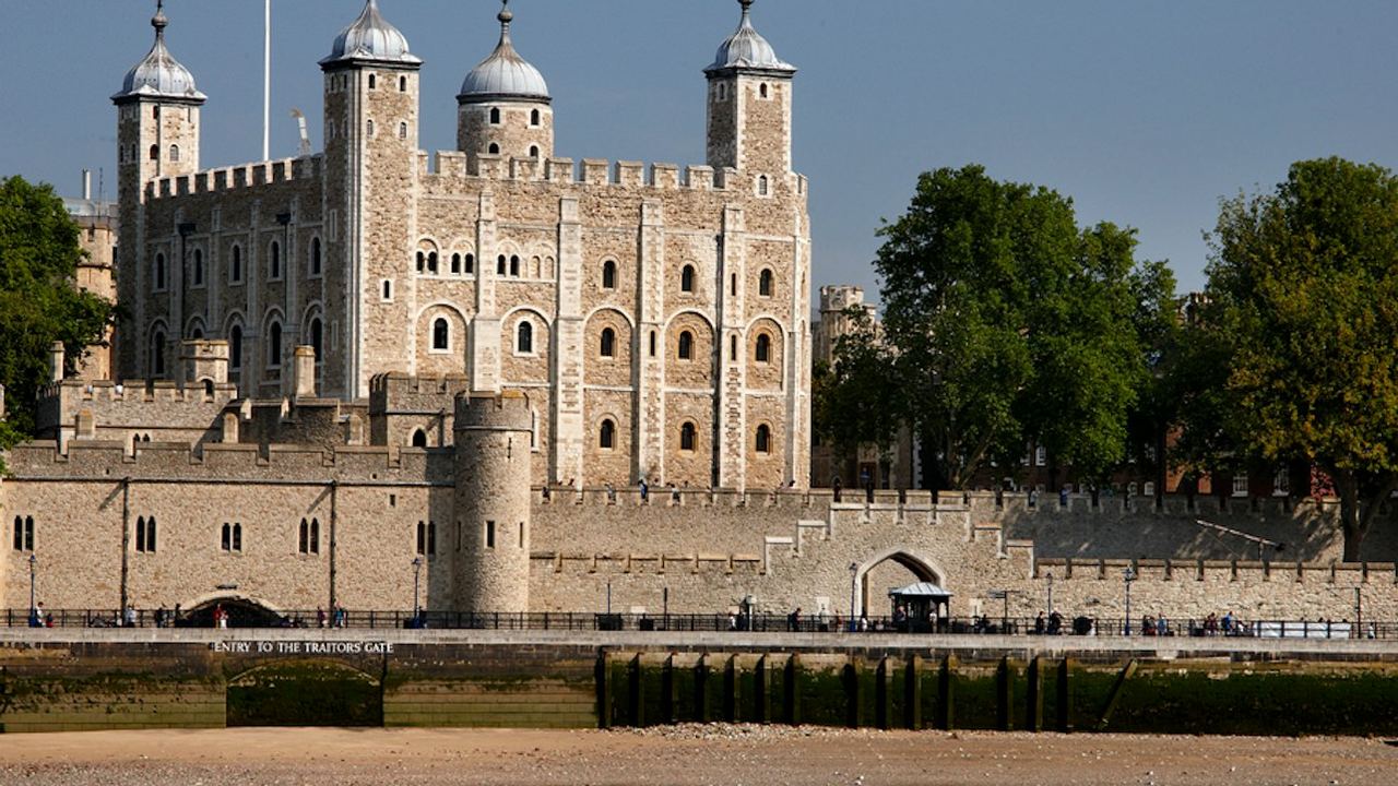 Tower of London Entry with the Refurbished Medieval Palace