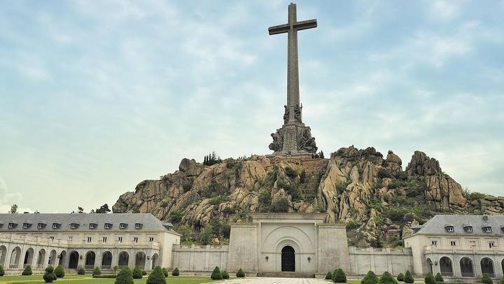 El Escorial Library and Basilica, Then the 152-Metre Cross