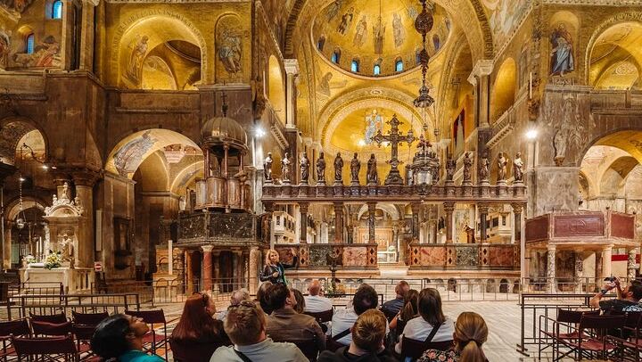 St Mark's Basilica After Hours, Empty, with the Crypt Below It